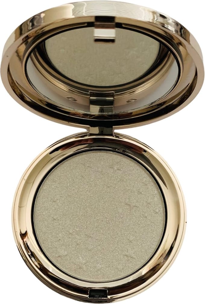 Leticia Well - Mono Oogschaduw met spiegel - Koel Wit - 5 gram inhoud - Nummer 21 - 1 stuks