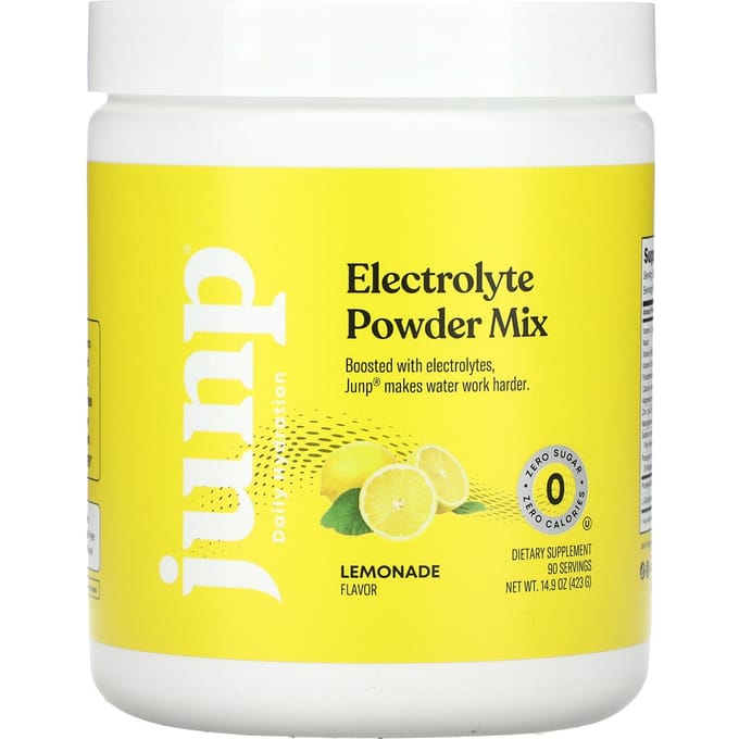 JUNP Hydratatie, Elektrolyten Poedermix, Lemonade Smaak, 14,9 oz (423 g)