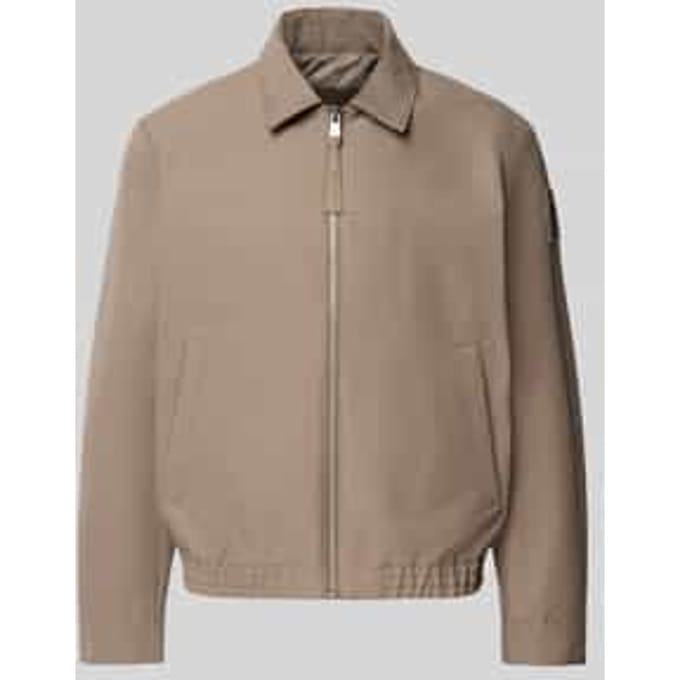 regular fit blouson met labelpatch - Marc O'Polo × DFB Travel collectie