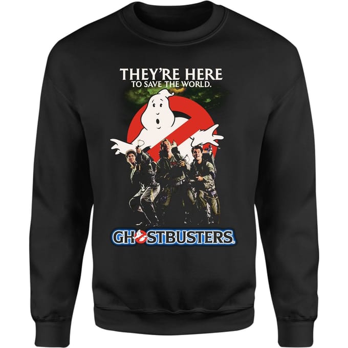 Ghostbusters Classic Poster Sweatshirt - Black - XS