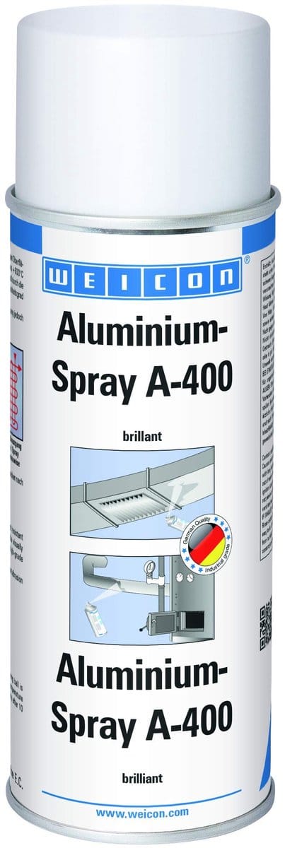WEICON Aluminium-Spray A-400 – glanzend 400 ml – roestbescherming