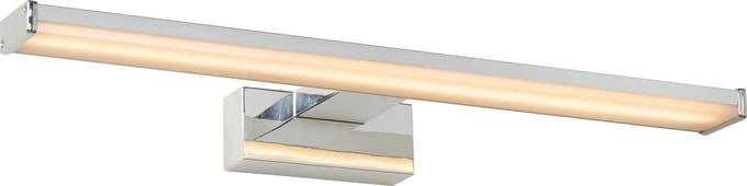 Lucide ONNO - Spiegellamp Badkamer - LED - 1x8W 3000K - IP44 - Mat chroom