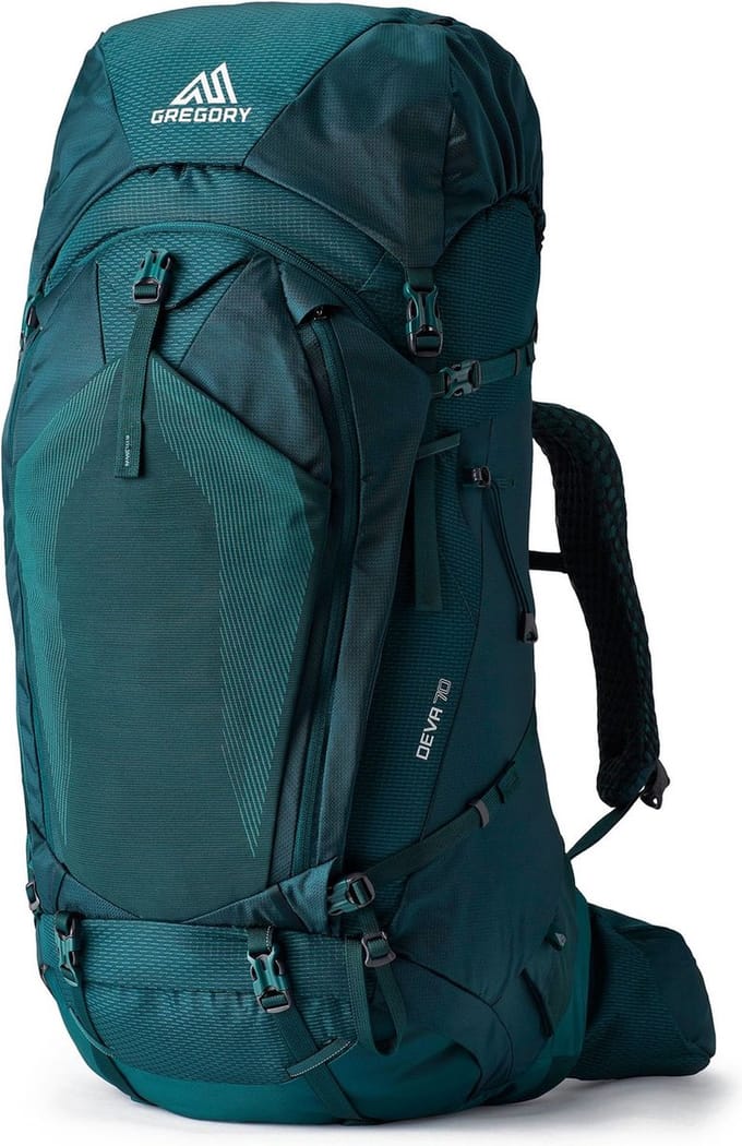 GREGORY Toeristische rugzak Rugzak Deva 70 Backpack Emerald Green Donkergroen