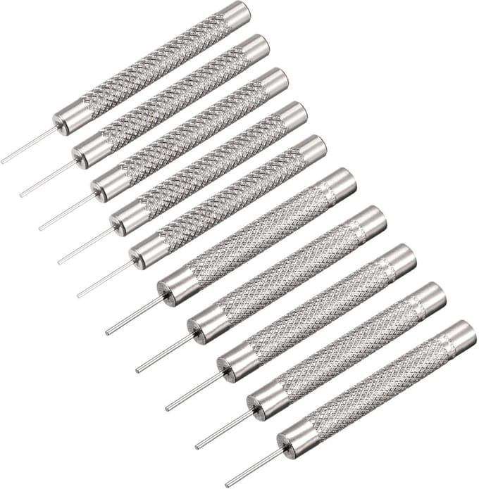 Perforator voor horlogebandje, 0,7 mm, 1 mm diameter, 10 stuks
