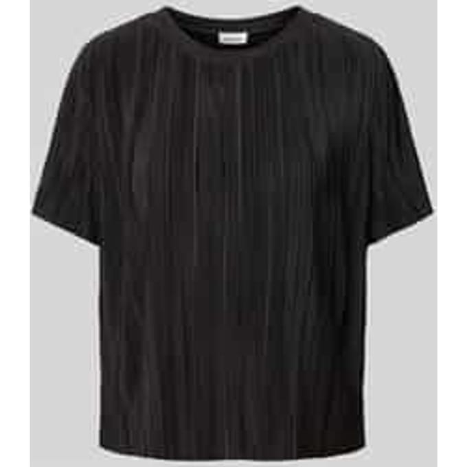 Regular fit T-shirt met plissé