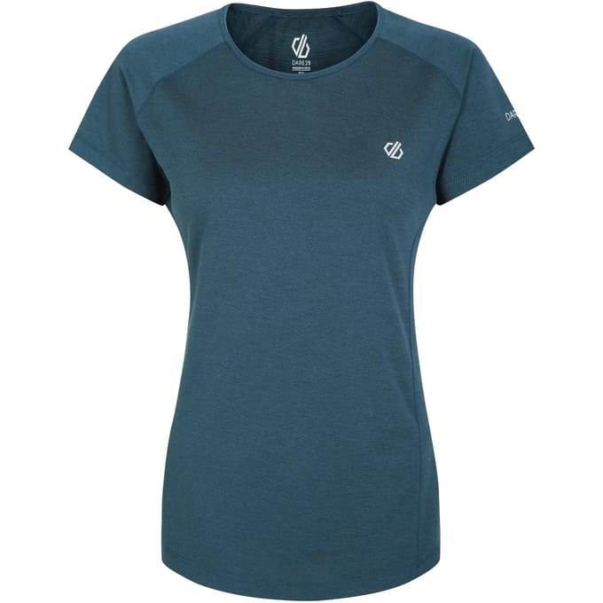 Dare2B Dames Corral Active T-shirt met korte mouwen en ronde hals