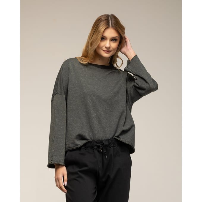 Sweater met oversized lange mouwen