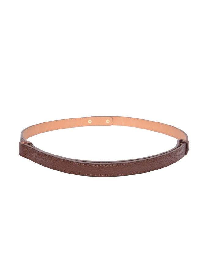 Isabella Rhea Bordeauxrood Rundleer Riem