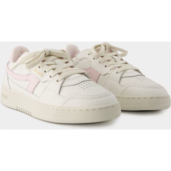 Dice Stripe Sneakers - Axel Arigato - Leer - Wit/Roze