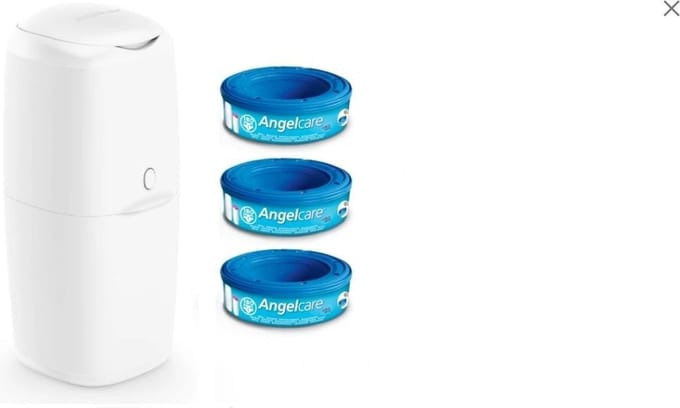 Angelcare Classic Starterpack Luieremmer - Met 3 navulcassettes