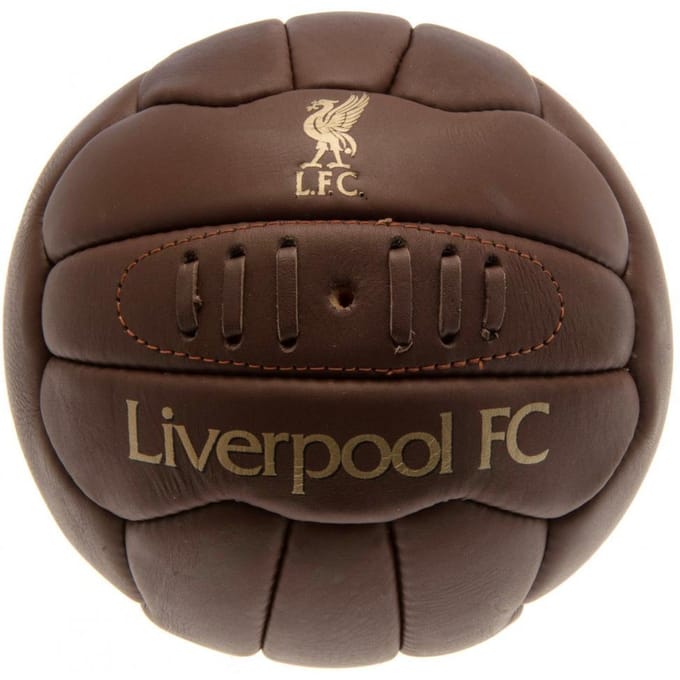 Ballon Rétro Héritage Officiel du Liverpool FC Size 5 marron