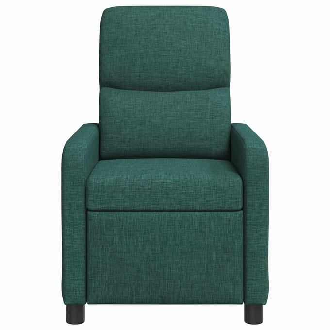 vidaXL - Recliner - Donkergroen - Polyester