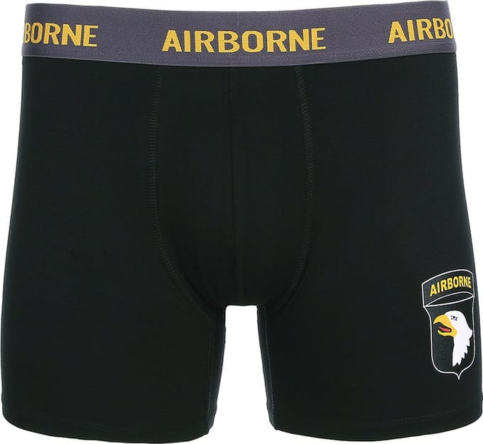 Fostex Garments - Boxershort 101st Airborne (kleur: Zwart / maat: M)