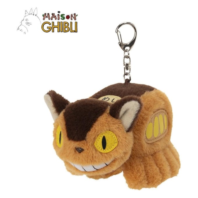 My Neighbor Totoro Nakayoshi Plush Keychain Catbus