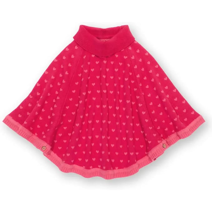 Poncho meisje Kite Rosey heart