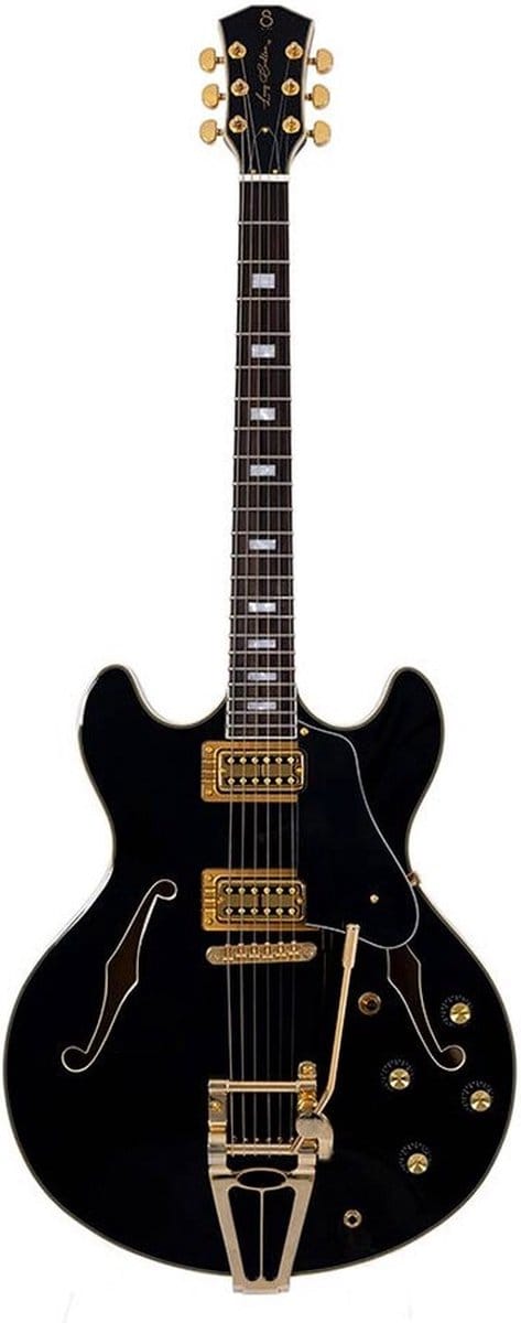 Sire H7T Semi-Hollow Elektrische Gitaar Black