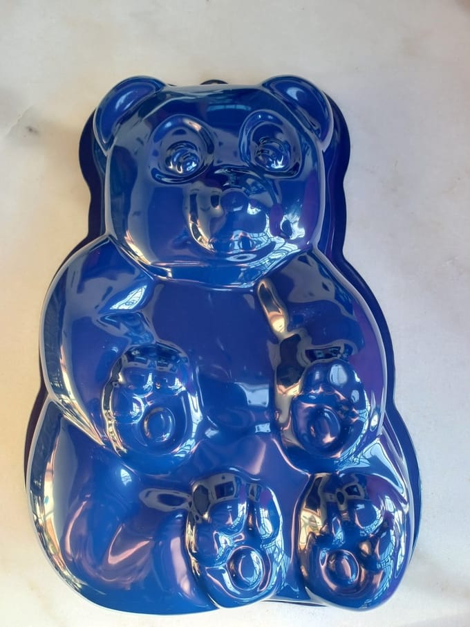 Bakvorm in de vorm van een panda - met antikleeflaag 30x20cm
