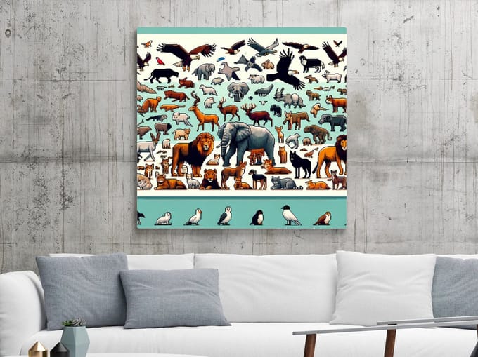 Kunstprint | Wanddecoratie | Dibond | 60 × 60 cm