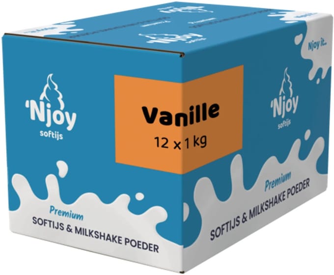 NJOY | Vanilleijs | Mix | 12x 1 kg