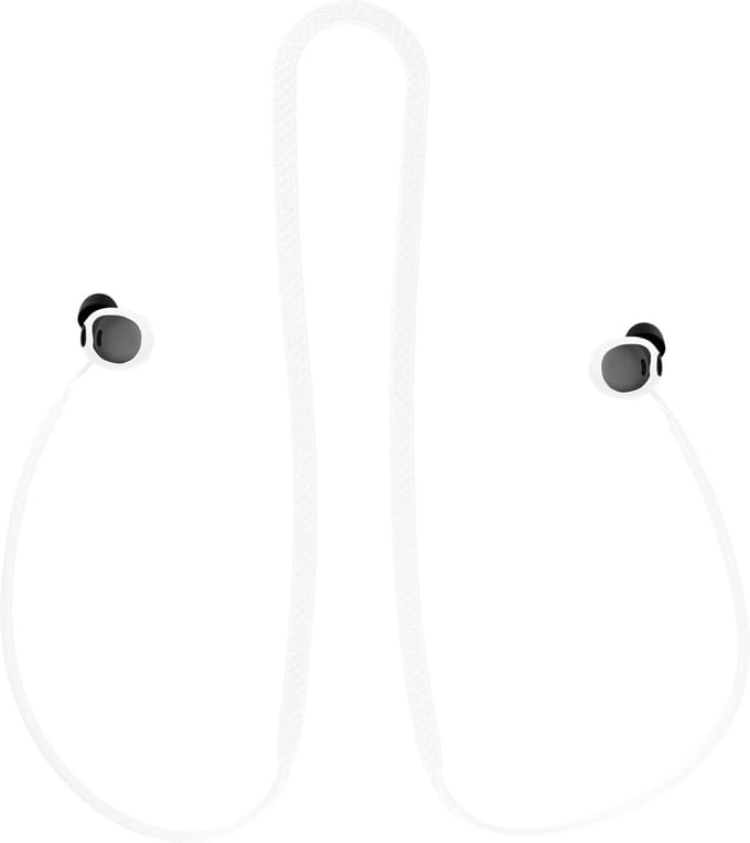kwmobile-riem geschikt voor Google Pixel Buds Pro-hoofdtelefoon - hoofdtelefoonhouderband in wit