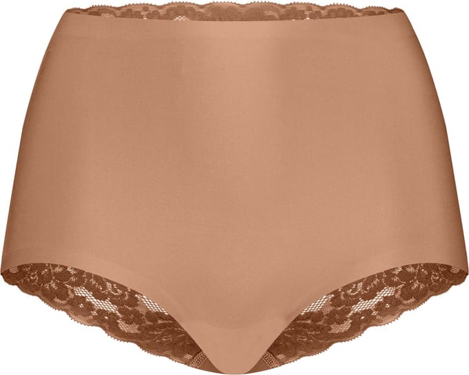 Ten Cate Secrets high waist met kant hazelnut voor Dames | Maat XL