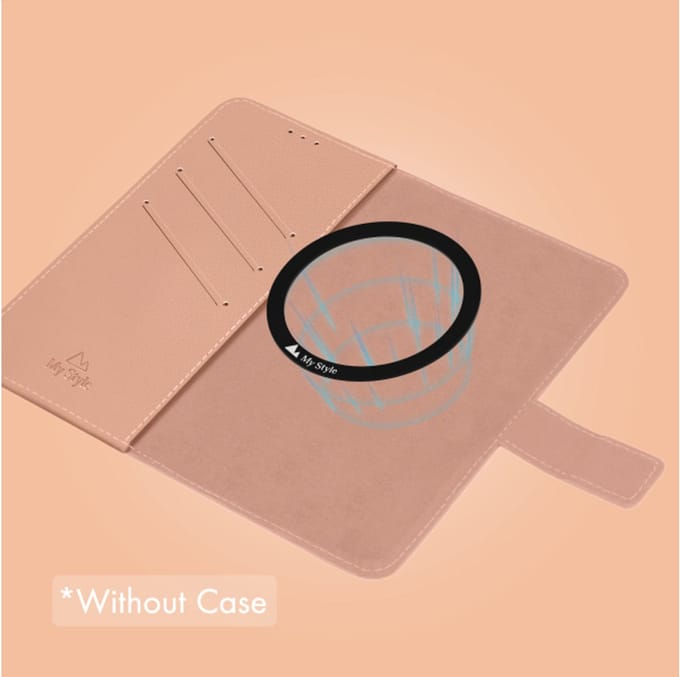 My Style Universal MagSafe Compatible Wallet - Soft Pink 6.3 (Without Case)