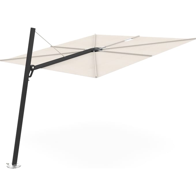 Umbrosa Spectra BLACK 80° parasol - canvas - met parasolstandaard - 250 cm