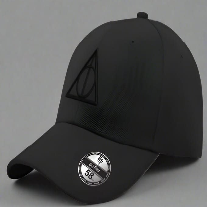 Casquette Harry Potter - DEATHLY HALLOWS BLACK LOGO