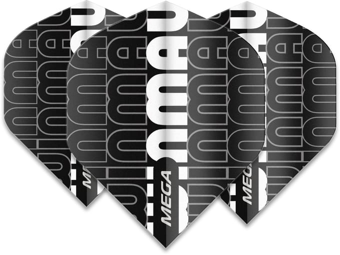 Winmau Mega Standard White - Dart Flights