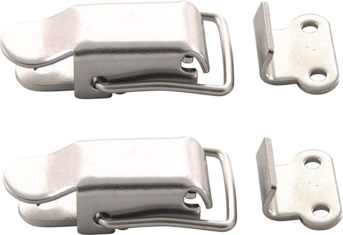 Eierkistsluiting - Aantreksluiting - Kistsluiting - Spansluiting - 55x15mm - Rvs 304 - 2 stuks