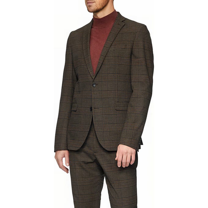 s.Oliver  Jacket Indoor Brown Größe: 50 | Blazer Outlet | Herren | Braun