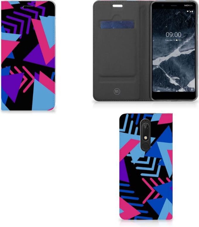 Nokia 5.1 (2018) Stand Case Funky Triangle