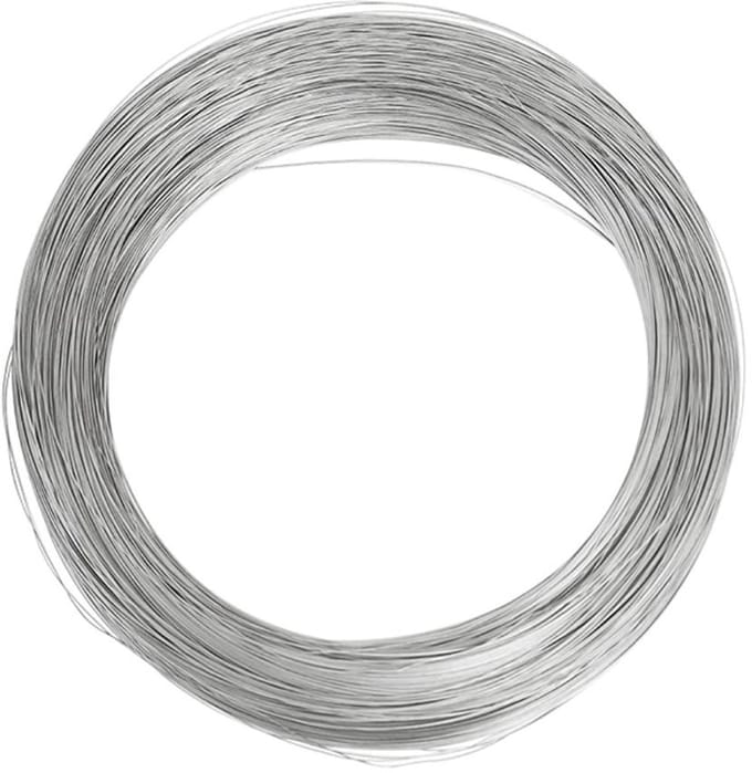 Roestvrij Staal Draad - Hard Draad - Hobby Projecten - Corrosiebestendig - 10 Meter - Zilver