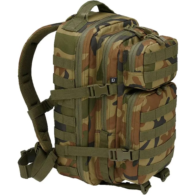 Brandit US Cooper Medium Woodland 25 Liter Rugzak