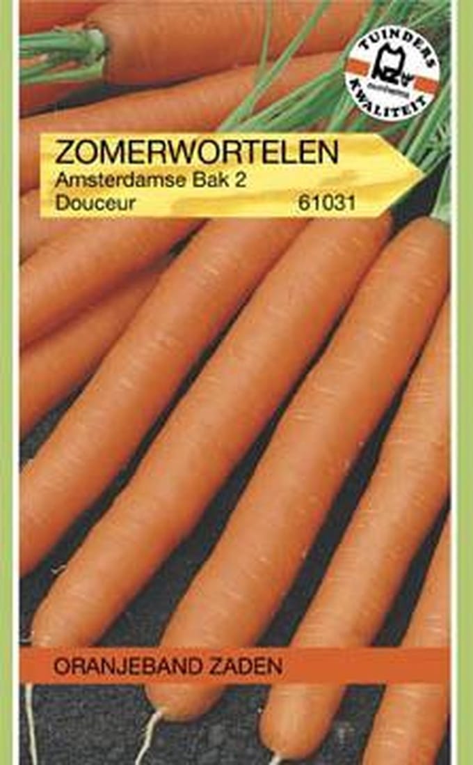 Oranjebandzaden -  Zomerwortelen Amsterdamse Bak 2, Douceur
