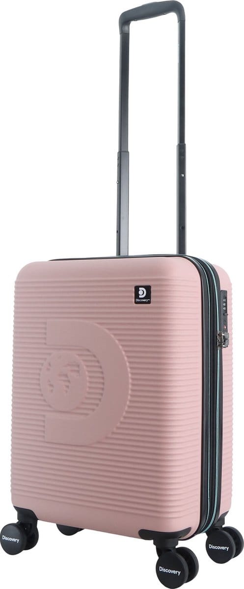 Discovery Eclipse Harde Handbagage Koffer / Trolley / Reiskoffer - Small - Roze - Roze / Small