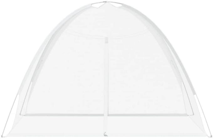 Klamboe met deuren Mongolia 220 gaas 200x180x135 cm wit