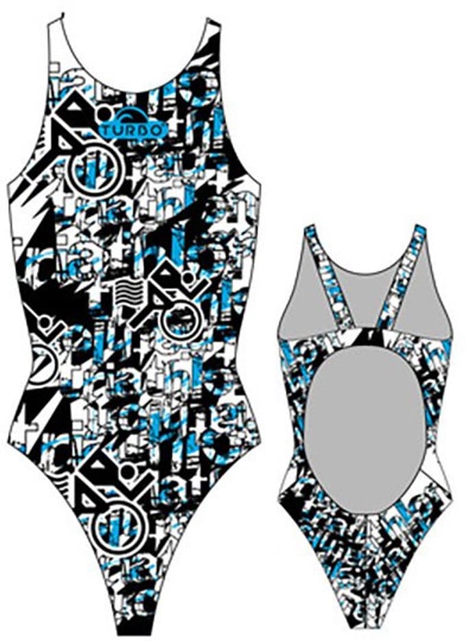 Turbo Multi Triahtlon Zwemkleding Zwart 2XL Vrouw