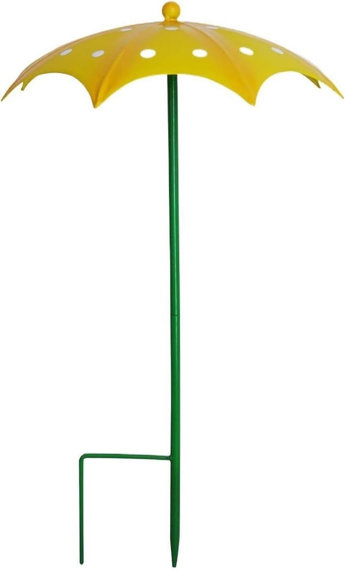 Parasol voor planten - Mini paraplu - Planten beschermen - Draagbaar ontwerp - 42.5 cm - Zwart