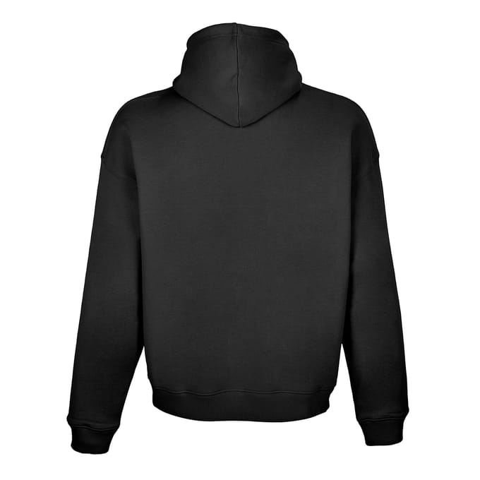 SOLS Unisex Adult Connor Organic Oversized Hoodie (Zwart)