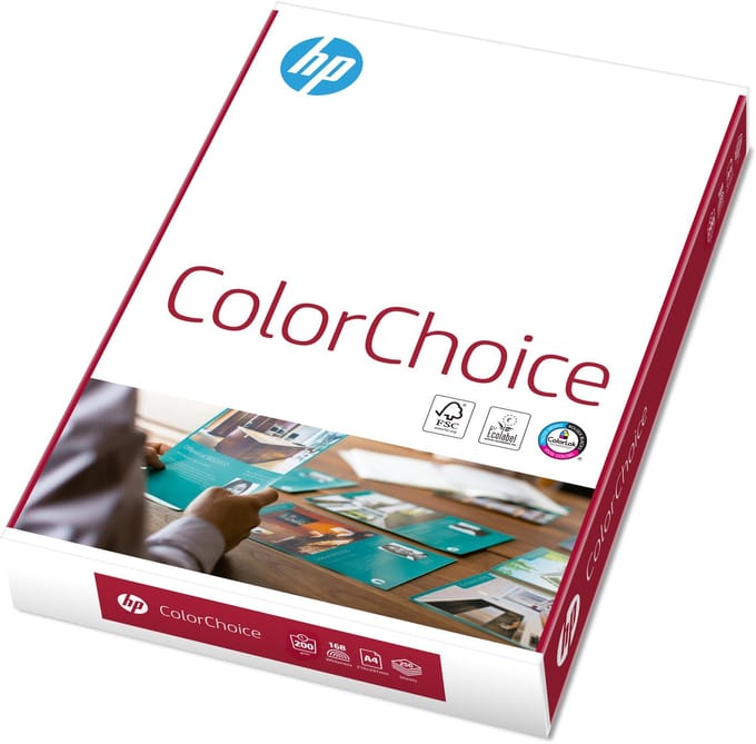 HP ColorChoice Papier, A4, 200 g/m², Wit (doos 4 x 250 vel)
