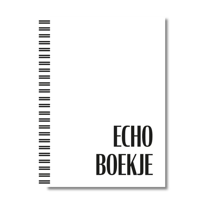 less is MOORE | Echoboekje | A5-formaat | invulboek