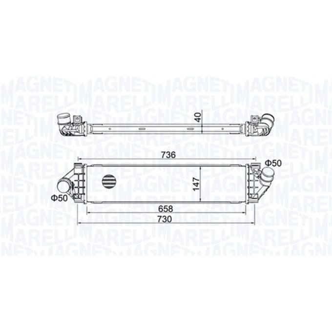 Intercooler MAGNETI MARELLI 351319204270