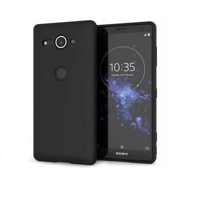 Pearlycase.. Zwart TPU Siliconen Case Hoesje Geschikt voor Sony Xperia XZ2 Compact