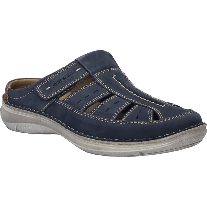 Josef Seibel -Heren - blauw donker - pantoffels & slippers - maat 41