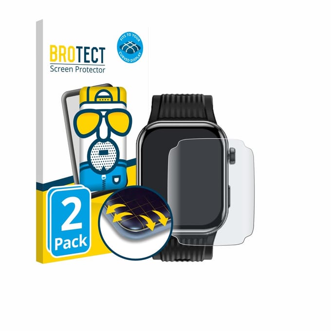 BROTECT - Screenprotector voor Rollme Kore D1 - Folie Beschermfolie matte volledig dekking 2 Stuks