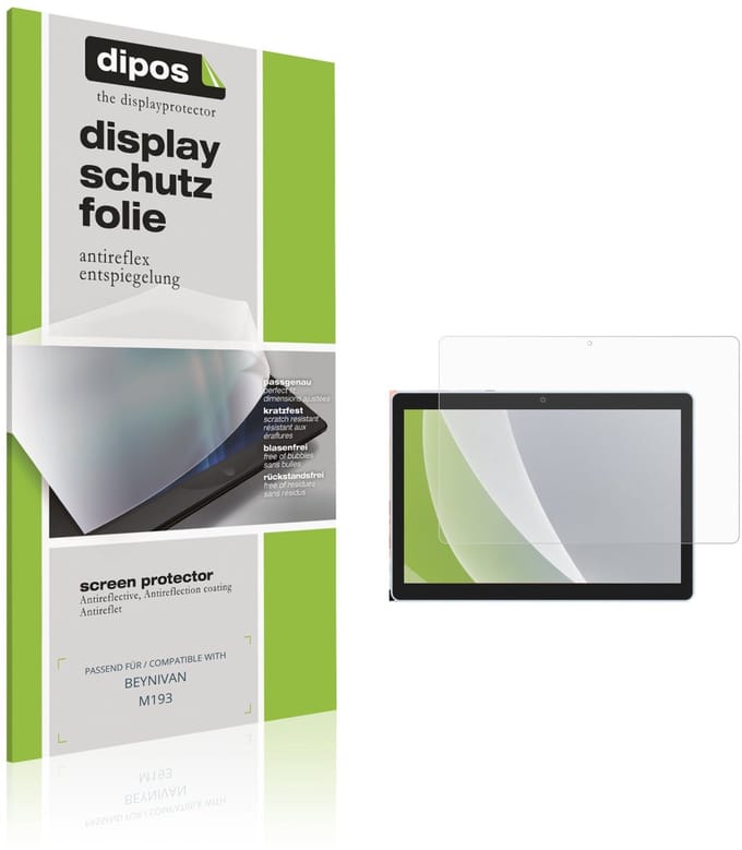 dipos – 2x Matte Beschermfolie geschikt voor BEYNIVAN M193 | Krasbestendige & antireflecterende Screenprotector Ultra-Thin