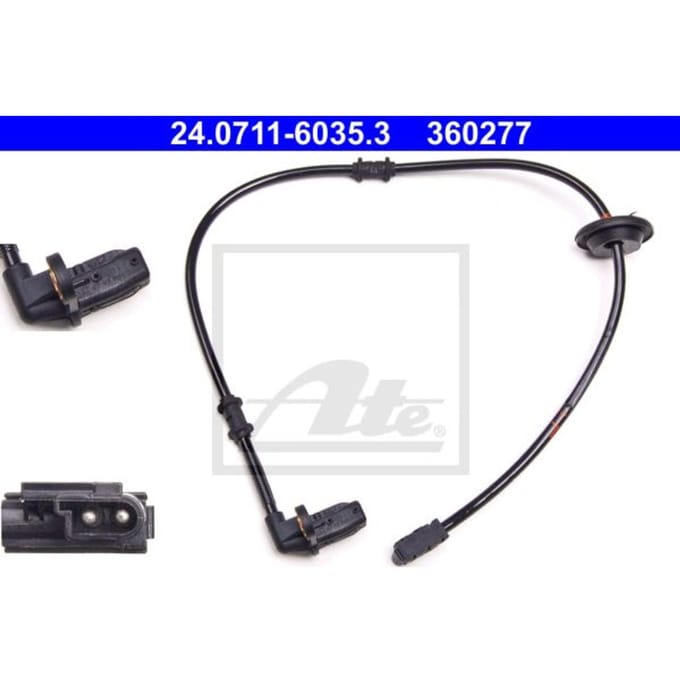 Sensor, wielsnelheid ATE 24.0711-6035.3 links