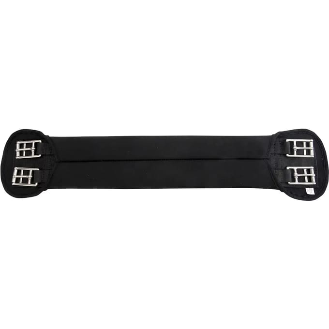 Horka Dressuursingel  Neopreen - Black-silver - 40 Cm