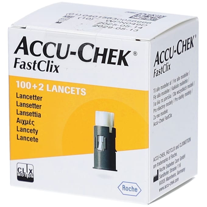 Accu Chek Mobile Fastclix Lancet 17x6 5208475001